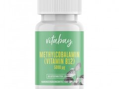 Vitabay Metilcobalamina, Vitamina B12, 5000 mcg, 60 Tablete vegane, 200.000% doza zilnica